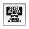 Stupell Industries Do Not Disturb Minimal Gamer Framed Print Under Glass, design by Kim Allen